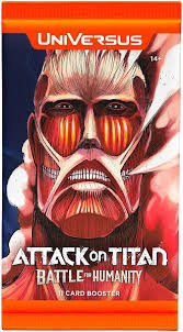 Attack on Titan: Battle for Humanity Booster, Pack of 11 Cards, English Edition